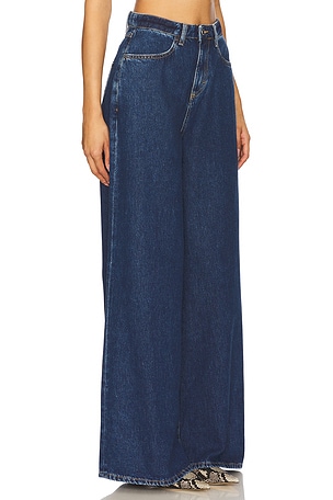 Icon Denim Kendall Wide Leg Jeans in Blue