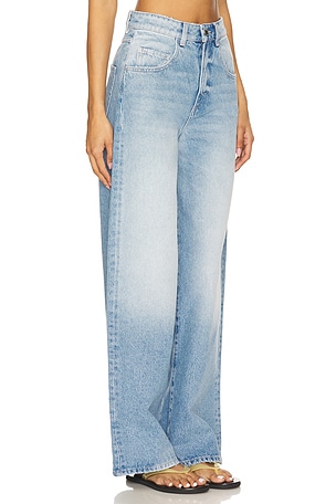 Icon Denim Poppy Eco Wide Leg Jeans in Blue