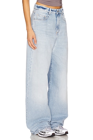 Icon Denim Coco Wide Leg Jeans in Blue