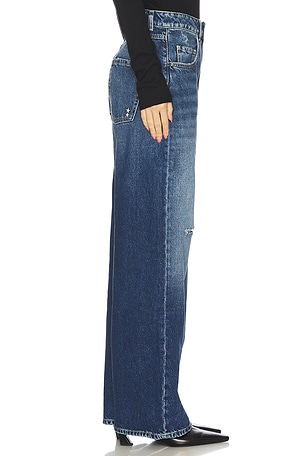 Icon Denim JAMBES LARGES POPPY en Bleu