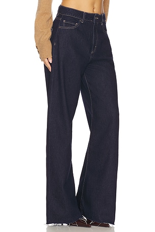Icon Denim Debby Wide Leg Jeans in Denim-Dark