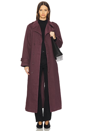 Snow Trench Coat Icon Denim