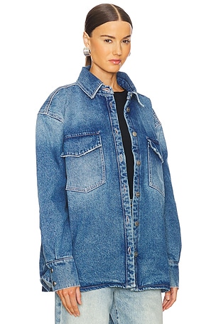 Icon Denim Noa Eco Overshirt in Blue