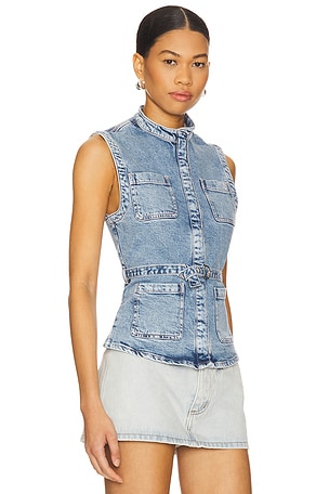 Icon Denim Kelly Vest in Blue
