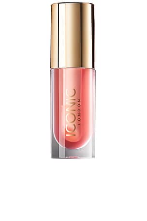 ICONIC LONDON Lustre Lip Oil in She's A Peach