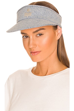 Isabel Marant Tyry Visor in Light Blue | REVOLVE display picture 1