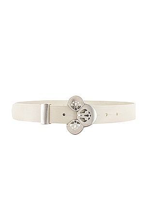 Isabel Marant Louama Belt in Chalk & Silver | REVOLVE display picture 3