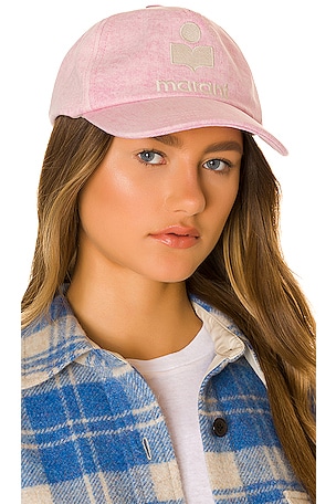 Isabel Marant Tyron Hat in Light Pink | REVOLVE display picture 3