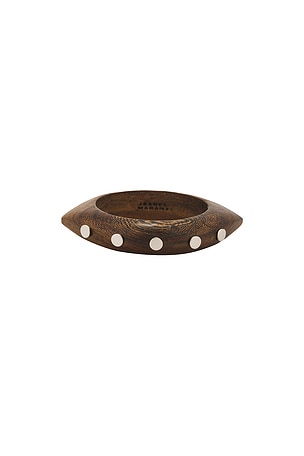 Isabel Marant Layla Large Bracelet in Metallic Silver. Size T2 / M. Also