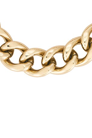 Isabel Marant Links Short Necklace in Metallic Gold