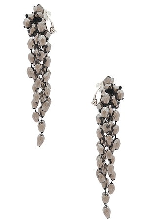 Isabel Marant BOUCLES D'OREILLES CLIP en Gris