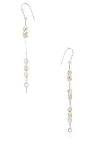 Isabel Marant Asymmetric Earrings in Mauve