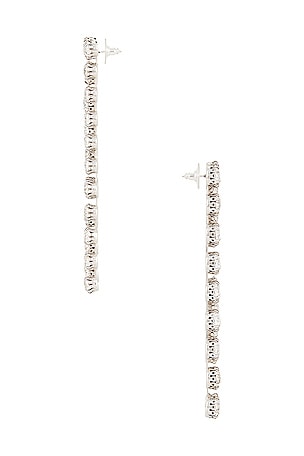 Isabel Marant Wild Shore Earrings in Metallic Silver