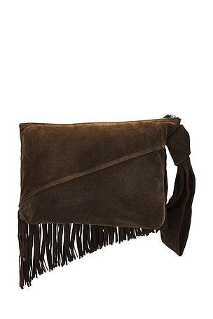 Isabel Marant Faro Clutch in Brown