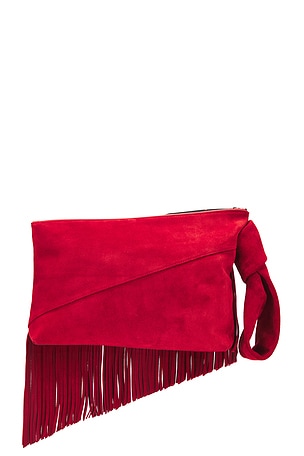 Isabel Marant Faro Clutch in Red