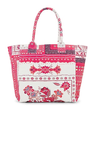 Isabel Marant Small Yenky Tote in Red