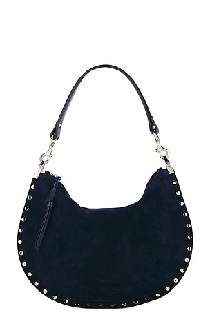 Isabel Marant Oskan Soft Crossbody Bag in Navy