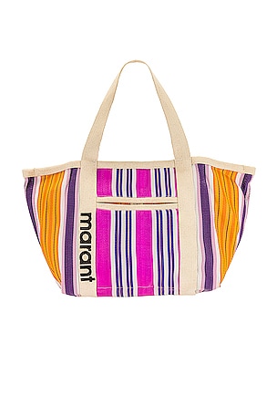 ★Isabel Marant★ Darwen Stripe Tote Bag Orange Multicolor P Isabel Marant Darwen striped tote bag Isabel Marant