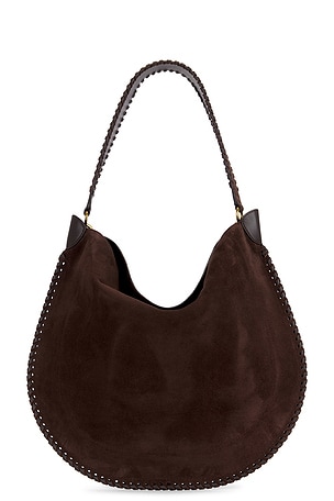 Isabel Marant Oskan Hobo Soft Bag in Brown