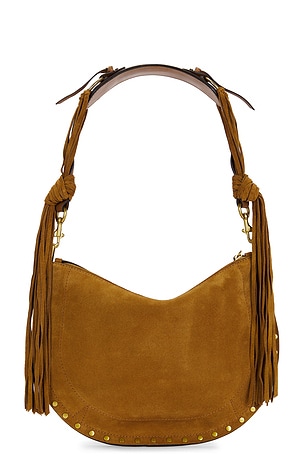 Isabel Marant Oskan Soft Zip Bag in Cognac