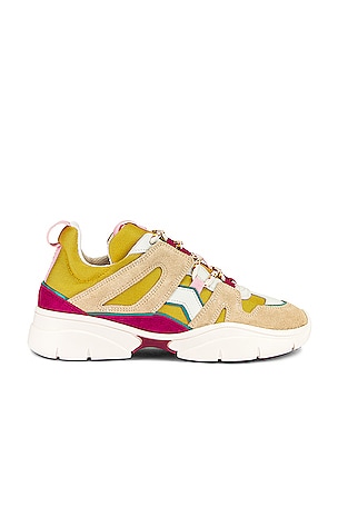 Isabel Marant Kindsay Sneaker in Yellow REVOLVE