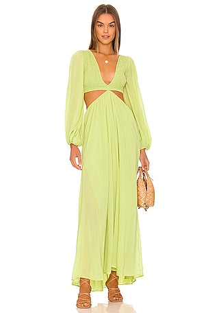 how many inches is a maxi dress Women's Chiffon Print Cutout Maxi Dress, Lethal Botanical / S by Naked Wardrobe