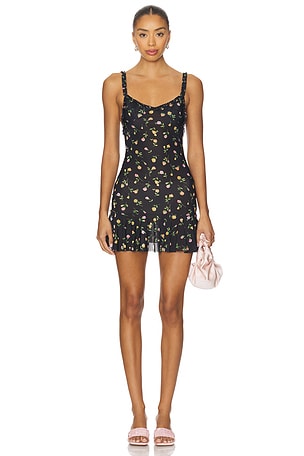 Camilla Mini Dress With Ruffles Indah