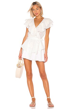 innika choo mini frill dress Innika Choo Mini Frill Copan Dress - Ikat Blue