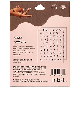 INKED by Dani Rebel Nail Art in Beauty: NA