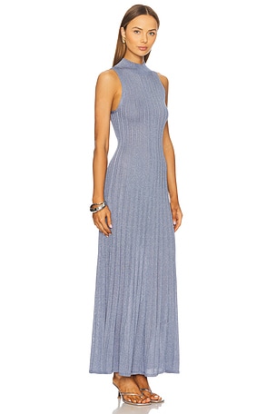 Ivy Oak Flora Knit Glitter Dress in Slate