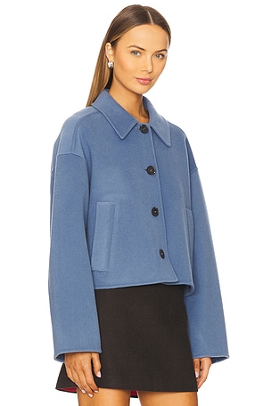 Ivy Oak Jaia Single Breasted Jacket in Blue. Size XL. Also