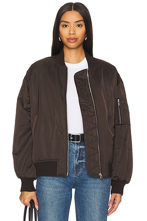 Jane Padded Bomber Jacket Ivy Oak