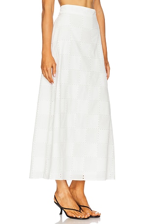 Ivy Oak Samantha Maxi Skirt in White