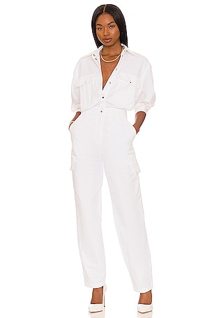 IRO Touza Jumpsuit in White REVOLVE