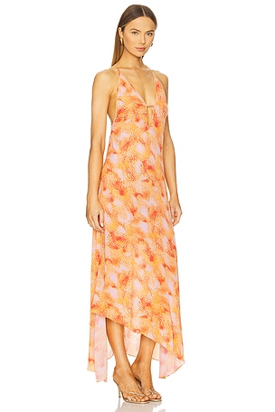 IRO Idila Maxi Dress in Orange
