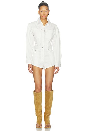 IRO Anneso Romper in White. Size 42. Also