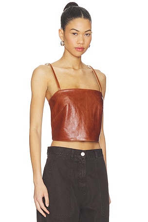 IRO Andria Top in Brown