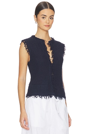 IRO Shanny Top in Navy. Size 34. Also