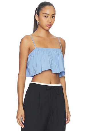IRO Naomy Top in Blue. Size 42. Also
