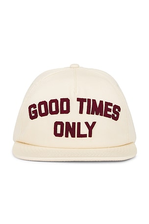Good Times Only Hat Iron & Resin