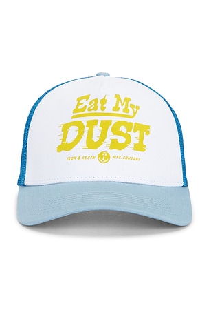 Eat My Dust Hat Iron & Resin