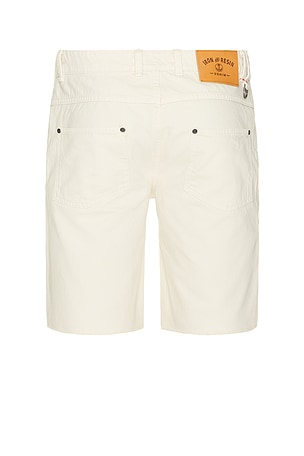 Iron & Resin Hector Shorts in Beige. Size 34. Also