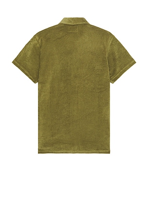 Iron & Resin Terry Shirt in Olive