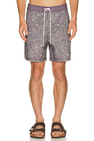 Aztec Boardshort Iron & Resin