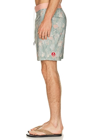 Iron & Resin Cactus Boardshort in Green