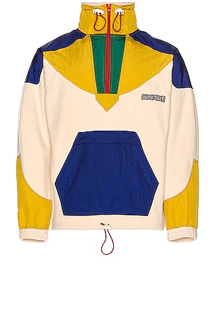 Isabel Marant Mantsyman Patch Fleece Jacket in Multicolor | REVOLVE