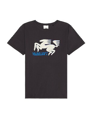 ★Isabel Marant★ Jaffer Logo Short Sleeve T-Shirt Fade Nigh Isabel Marant Zafferh Tee in Faded Night | REVOLVE