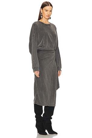 Isabel Marant Etoile Sandrina Dress in Charcoal