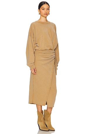 Isabel Marant Etoile Sandrina Dress in Tan