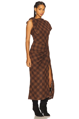 Isabel Marant Etoile Naerys Dress in Brown